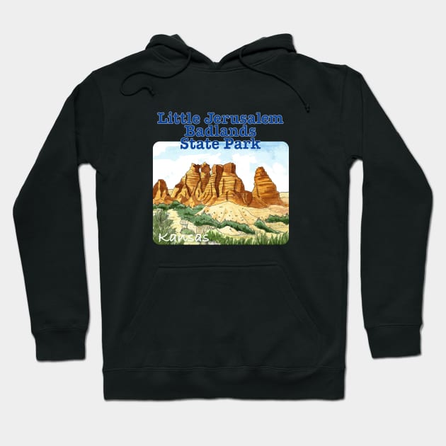 Little Jerusalem Badlands State Park, Kansas Hoodie by MMcBuck